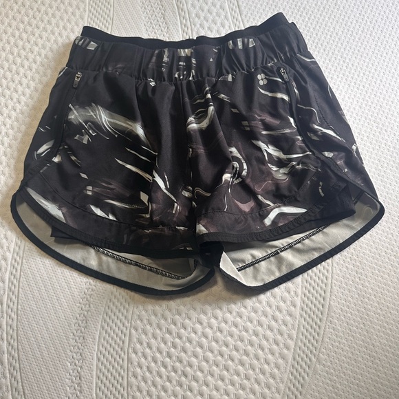 Sweaty Betty Run Short - Black Marble Print - Picture 1 of 8
